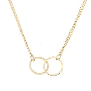 Salty Cold Brew Jewelry - Dainty “Karma” Pendant Necklace Salty Cold Brew Jewelry - Dainty “Karma” Pendant Necklace